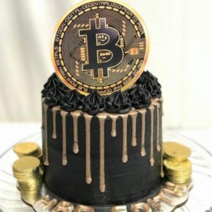 Bitcoin birthday decoration 