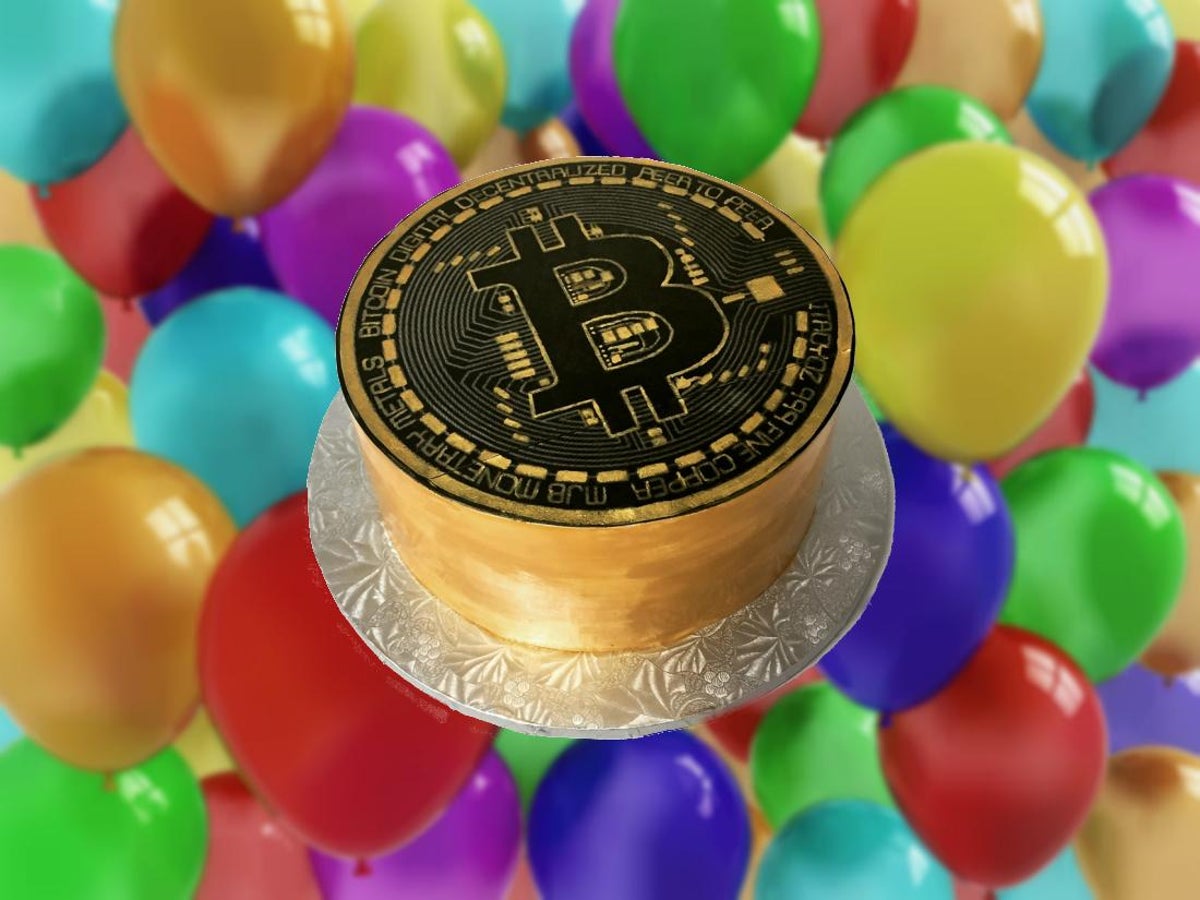 Bitcoin Birthday Cake 