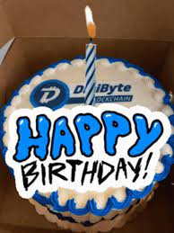 Happy Birthday Bitcoin Cake Topper   