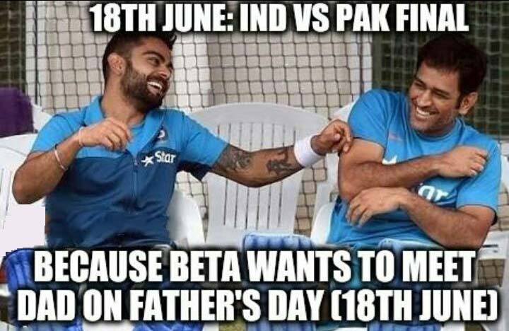 India vs Pakistan 2019 Mauka Mauka and Father's Day Memes, Trolls, Images