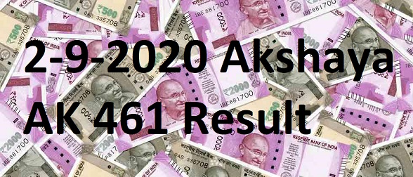 Akshaya AK 461 Lottery Results