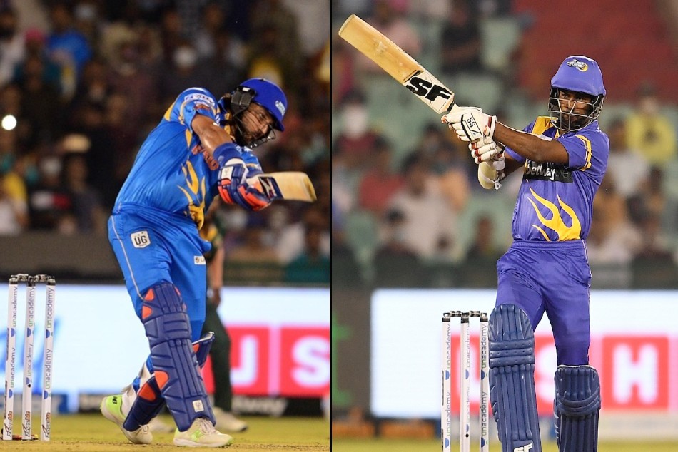 India Legends vs Sri Lanka Legends.