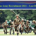 Indian Army Recruitment 2021 Notification