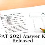 gpat answer key 2021