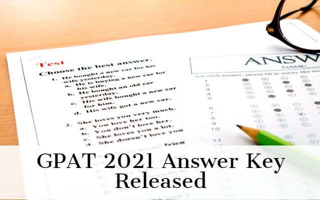 gpat answer key 2021 check details