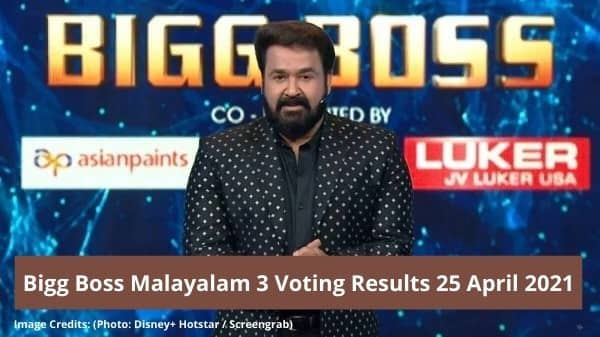 Bigg Boss Malayalam Season 3 25th April 2021