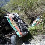 Jammu Kashmir Mini bus Accident Images
