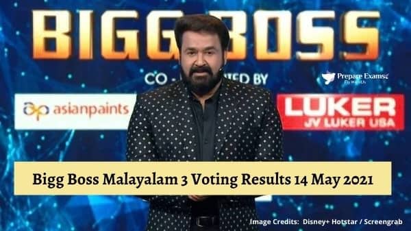 Bigg Boss Malayalam Season 3 14th May 2021