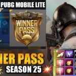 PUBG Mobile Lite Season 25 Winner Pass Release Date