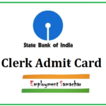 SBI Clerk Admit Card 2021 For Pre-Exam