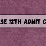 cgbse class 12 admit card 2021 Relased