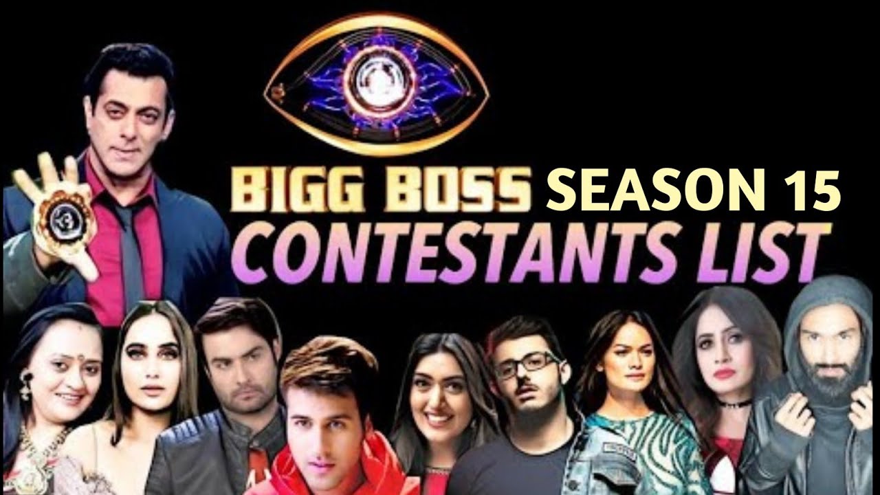 Bigg Boss 15 Contestants List