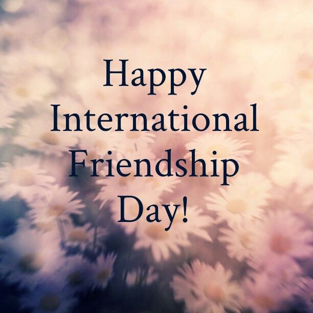 Happy International Friendship