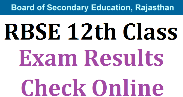 RBSE 12th Exam Result 2021