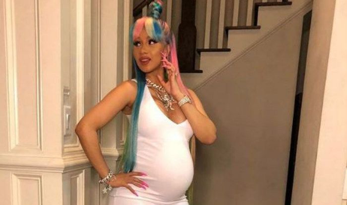Cardi B Flaunts Her Baby Bump in the Video