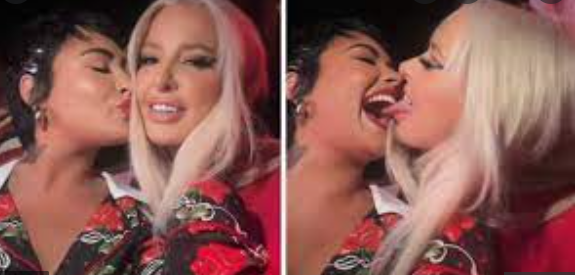Tana Mongeau And Demi Lovato's Kissing Video Goes Viral
