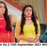 Sasural Simar Ka 2, 13th September 2021 Episode