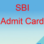sbi admit card