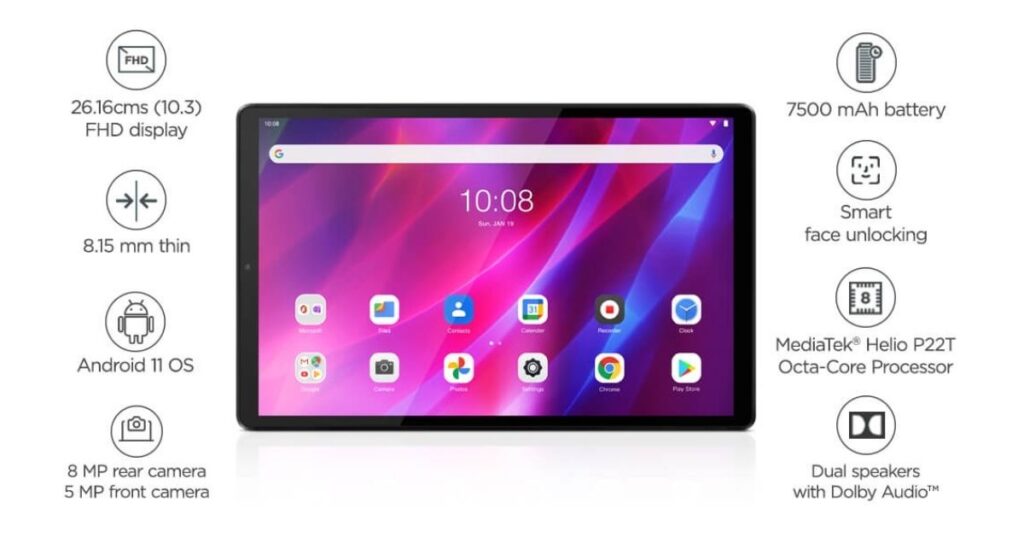 Lenovo Tab K10 Launched in India With Dolby Audio Speakers