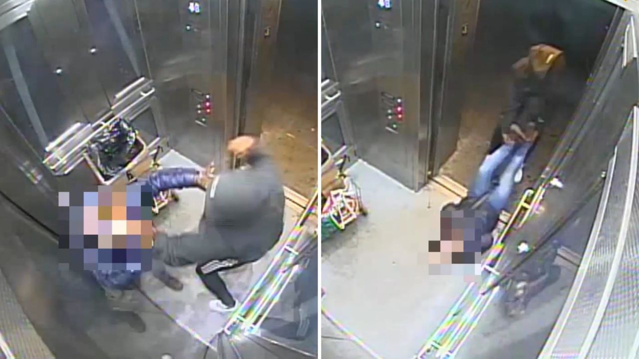 NYC Man Punches Woman in Elevator