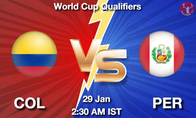 COL vs PER Dream11 Prediction Live Scores Lineup Kick-Off World Cup Qualifiers Colombia vs Peru