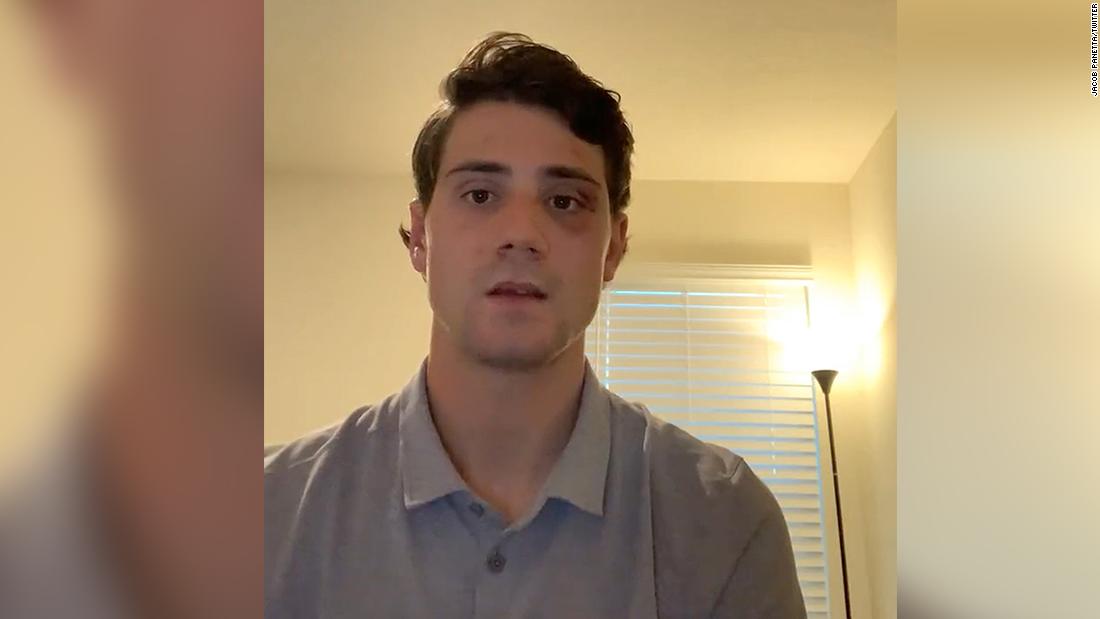 Jacob Panetta posts apology video