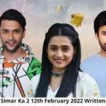 Sasural Simar Ka 2 12th February 2022 Written Update