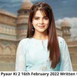 Thapki Pyar Ki 2 16th February 2022 Written Update