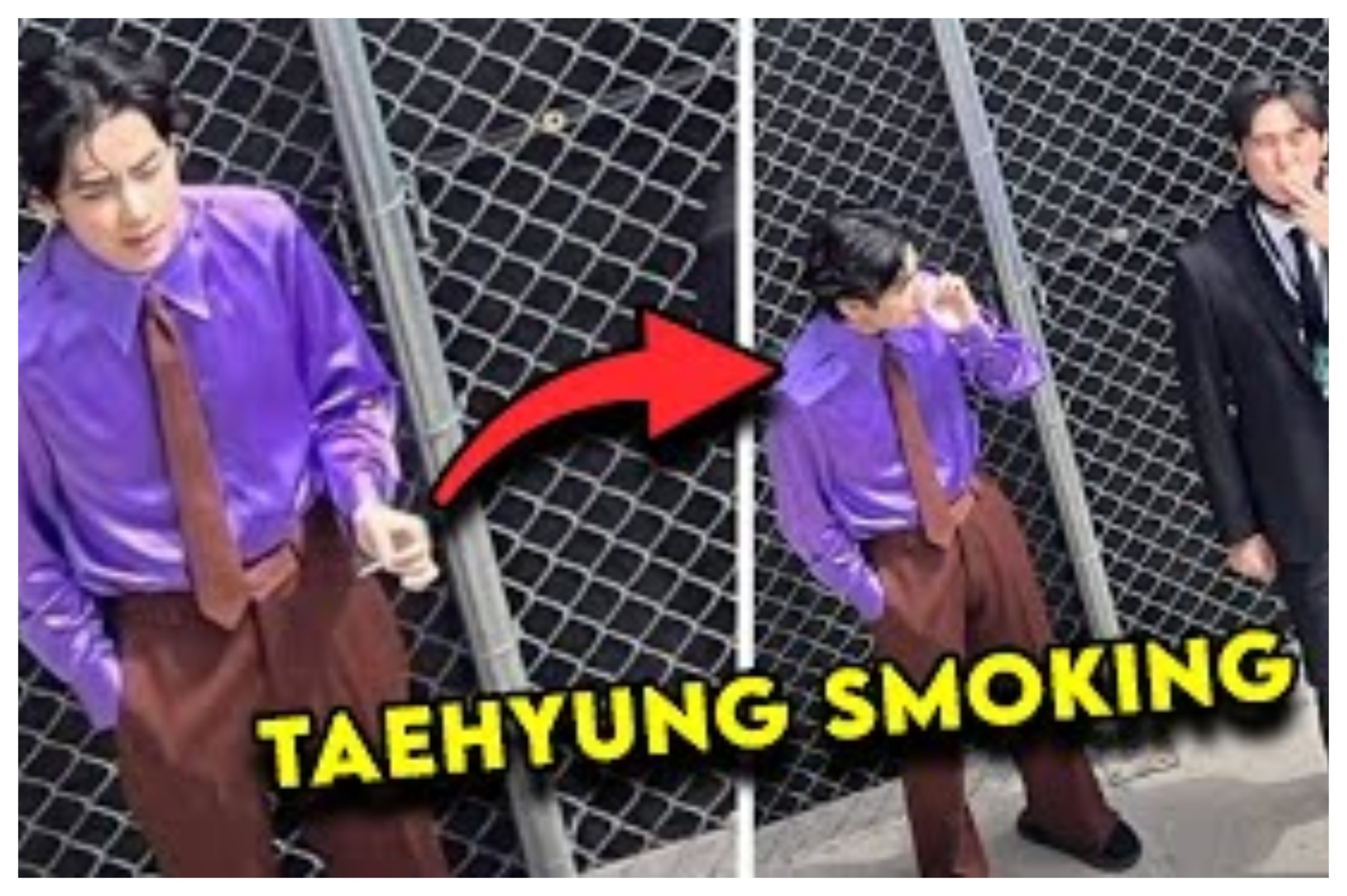Taehyung Smoking Leaked Reddit and Twitter