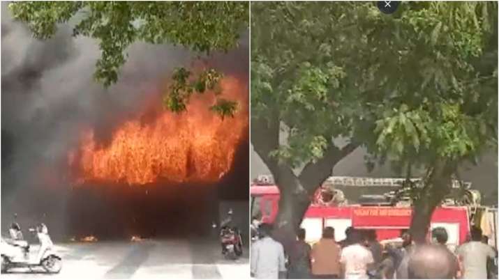 Massive fire at Amritsar's Guru Nanak Dev Hospital