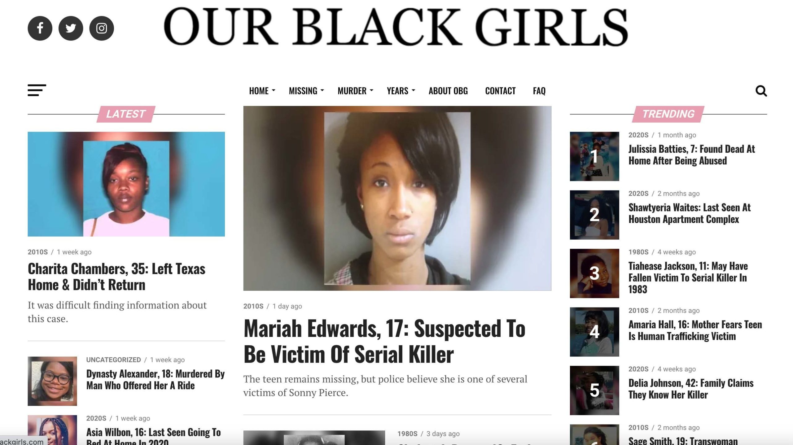 'Our Black Girls' LA Journalist Erika Marie Tells Stories of Forgotten Missing Women