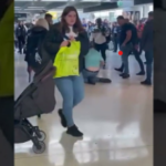 dublin airport fight video
