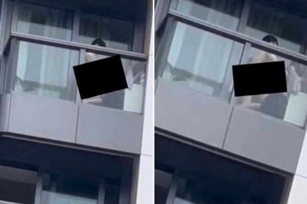 Hong Kong Randy Couple Caught During Daring Balcony Video Goes Viral On Internet Woman Arrested