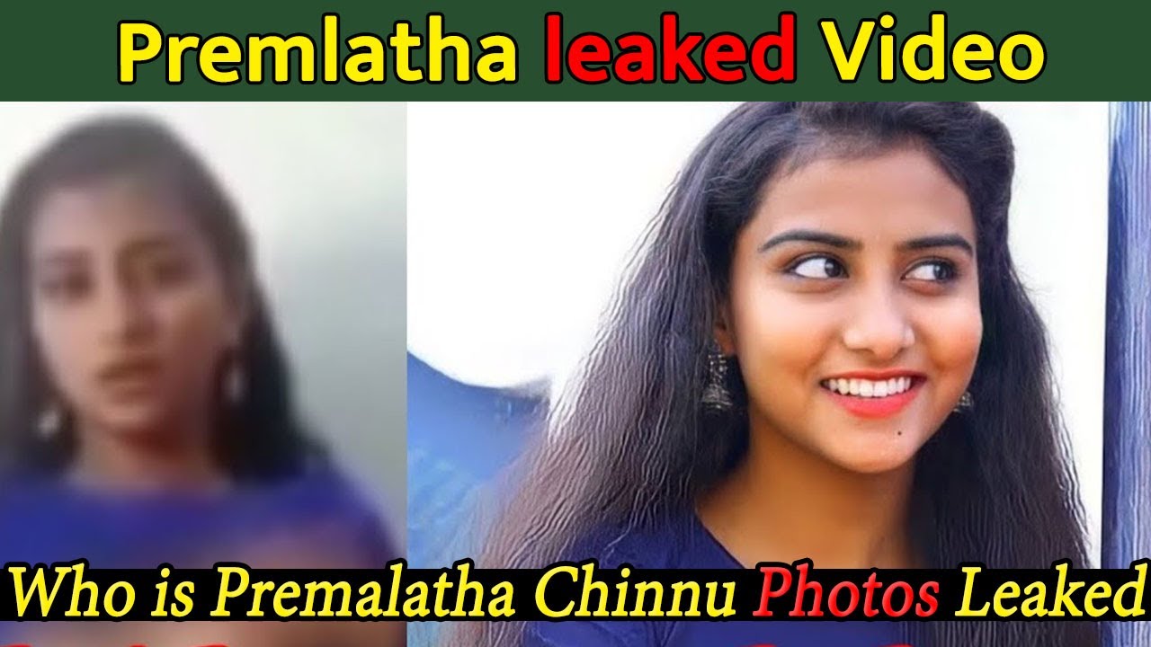 Watch Premalatha Chinnu Video Photos Viral Online On Twitter Scandal Explain! Download Link