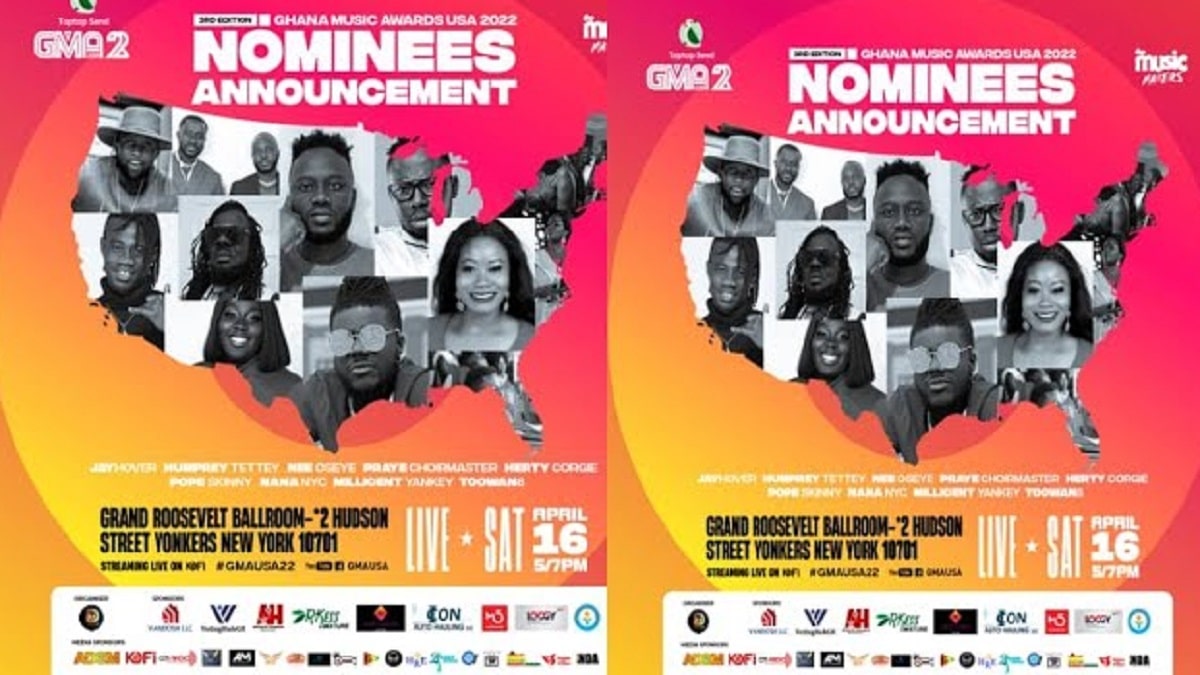 Ghana Music Awards UK 2022 Nominees